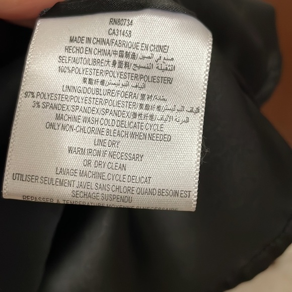 Maxandcleo Black Ruffle Side Dress w/ slit front - Picture 9 of 9